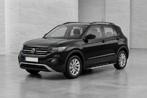 Volkswagen T-Cross 2019- гг. Боковые пороги RedLine V1 (2 шт., алюминий) фото 1