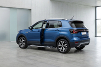 Volkswagen T-Cross 2019- гг. Боковые Подножки Sunrise (2 шт., Алюминий) фото 1