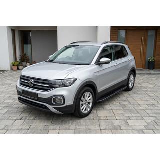 Боковые Подножки Bosphore Black (2 шт., Алюминий) Volkswagen T-Cross 2019- гг. фото 1