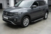 Volkswagen T-Cross 2019- гг. Боковые Подножки Duru (2 шт., Алюминий) фото 1