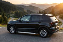 Volkswagen T-Cross 2019- гг. Боковые Подножки Maya V2 (2 шт., Алюминий) фото 1