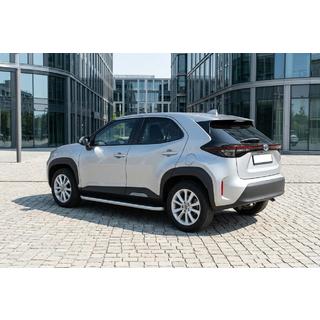 Боковые Подножки Tayga Grey (2 шт., Алюминий) Toyota Yaris/Yaris Cross (XP210) 2020- гг. фото 1
