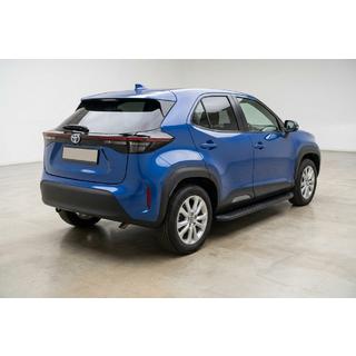 Боковые Подножки Tayga Black (2 шт., Алюминий) Toyota Yaris/Yaris Cross (XP210) 2020- гг. фото 1