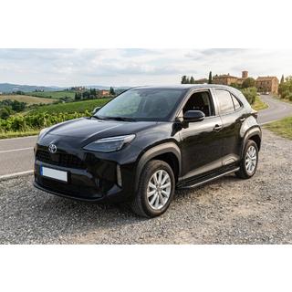 Боковые Подножки Bosphore Black (2 шт., Алюминий) Toyota Yaris/Yaris Cross (XP210) 2020- гг. фото 1