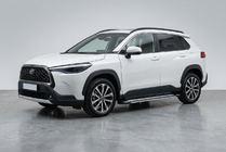 Toyota Corolla Cross 2020- гг. Боковые Подножки Rainbow (2 шт., Алюминий) фото 1