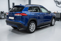 Toyota Corolla Cross 2020- гг. Боковые Подножки Duru (2 шт., Алюминий) фото 1