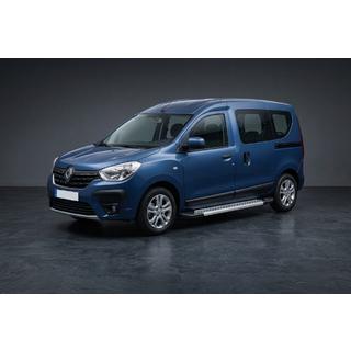 Боковые Подножки New Vision Grey (2 шт., Алюминий) Renault Kangoo/Express 2021- гг. фото 1