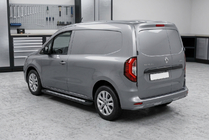 Renault Kangoo/Express 2021- гг. Боковые пороги New Vision Black (2 шт., алюминий) Renault Express с 2021 года фото 1