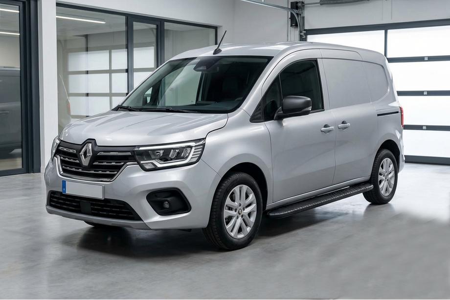 Renault Kangoo/Express 2021- гг. Боковые пороги Bosphorus Black (2 шт., алюминий) Renault Express с 2021 года Image