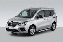 Renault Kangoo/Express 2021- гг. Боковые Подножки Shining (2 шт., Алюминий) Renault Express с 2021 года фото 1