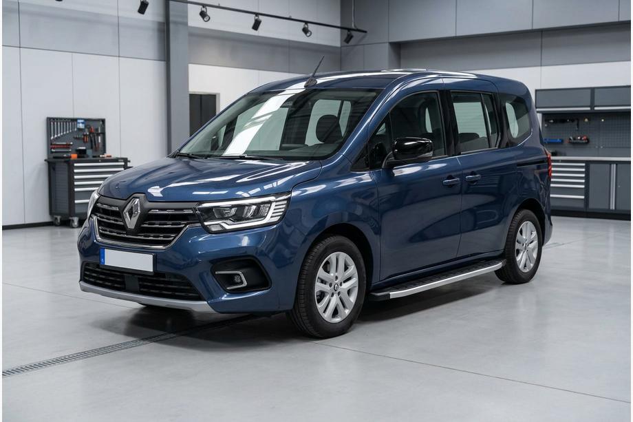 Renault Kangoo/Express 2021- гг. Боковые Подножки Fullmond (2 шт., Алюминий) Image