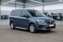 Renault Kangoo/Express 2021- гг. Боковые пороги Allmond Grey (2 шт., алюминий) Renault Express с 2021 года фото 1