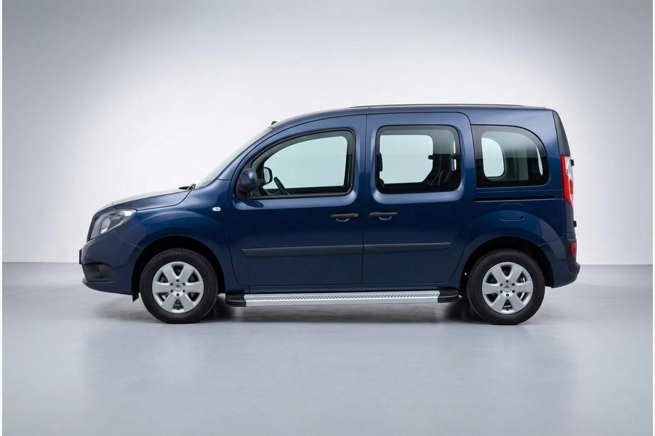 Renault Kangoo/Express 2021- гг. Боковые Подножки Maya V2 (2 шт., Алюминий) Image