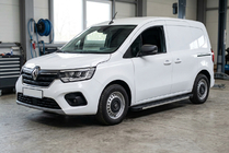 Renault Kangoo/Express 2021- гг. Боковые Подножки Maya V1 (2 шт., Алюминий) Renault Express с 2021 года фото 1
