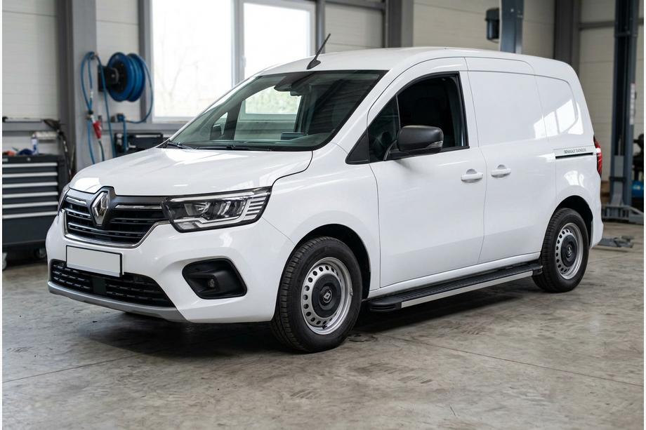 Renault Kangoo/Express 2021- гг. Боковые Подножки Maya V1 (2 шт., Алюминий) Renault Express с 2021 года Image