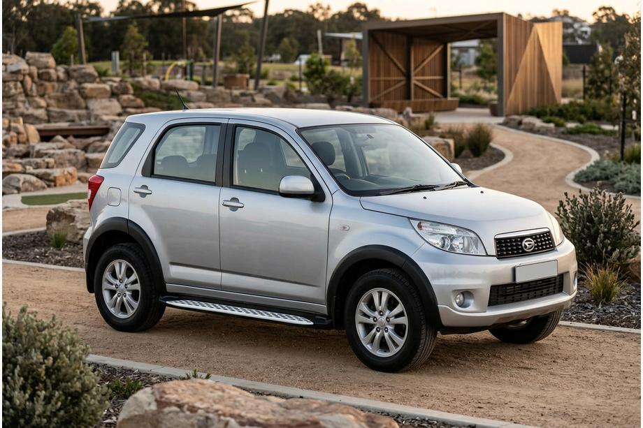 Daihatsu Terios 2006-2017 гг. Боковые Подножки Shining V1 (2 шт., Алюминий) Image
