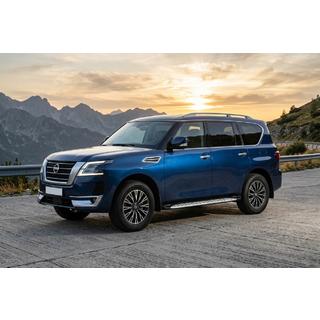 Боковые Подножки Shining V1 (2 шт., Алюминий) Nissan Pathfinder R51 2005-2014 гг. фото 1