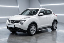 Nissan Juke 2010-2019 гг. Боковые Подножки Shining V1 (2 шт., Алюминий) фото 1