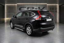 Honda CRV 2012-2016 гг. Боковые Подножки Shining V1 (2 шт., Алюминий) фото 1