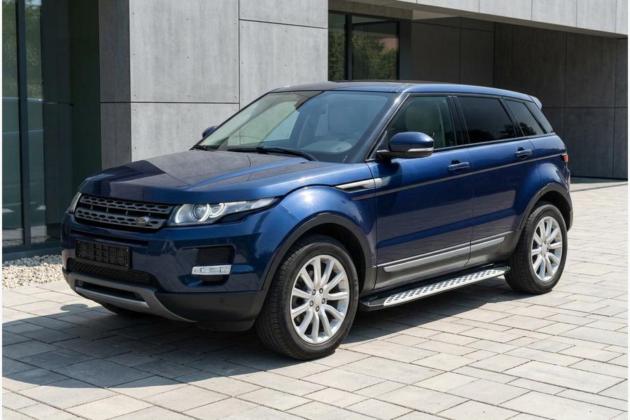 Range Rover Evoque 2012-2018 гг. Боковые Подножки Shining V1 (2 шт., Алюминий) Image