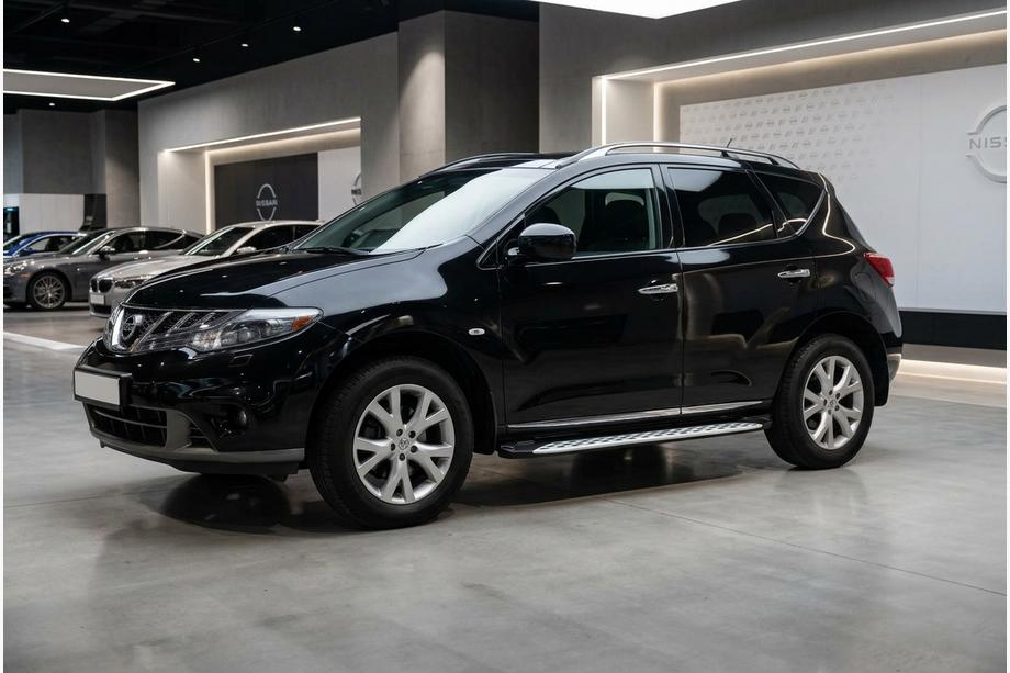 Nissan Murano 2008-2014 гг. Боковые Подножки Shining V1 (2 шт., Алюминий) Image
