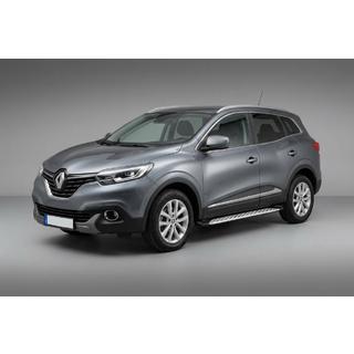 Боковые Подножки Shining V1 (2 шт., Алюминий) Renault Kadjar 2015-2022 гг. фото 1