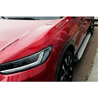Боковые Подножки Shining V1 (2 шт., Алюминий) Honda HR-V 2021- гг. фото 1