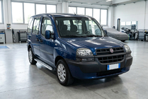 Fiat Doblo I 2005-2010 гг. Боковые Подножки Shining V1 (2 шт., Алюминий) фото 1