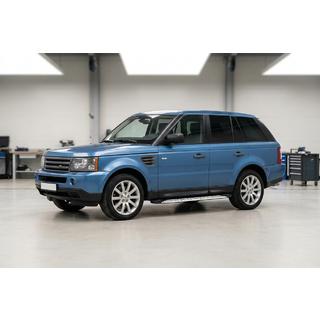 Боковые Подножки Shining V1 (2 шт., Алюминий) Range Rover Sport 2005-2013 гг. фото 1