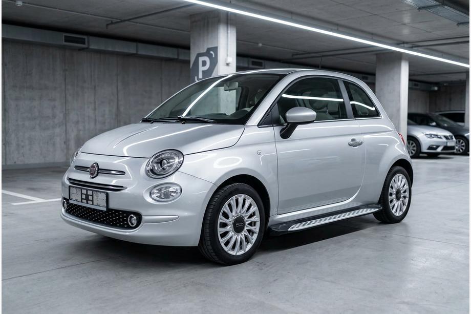 Fiat 500/500L 2013-2022 гг. Боковые Подножки Shining V1 (2 шт., Алюминий) Image