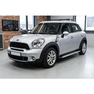 Боковые Подножки Shining V1 (2 шт., Алюминий) Mini Countryman R60 2010-2017 гг. фото 1