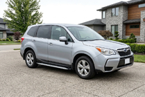 Subaru Forester 2013-2018 гг. Боковые Подножки Shining V1 (2 шт., Алюминий) фото 1