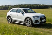 Audi Q3 2019–2025 гг. Боковые Подножки Shining V1 (2 шт., Алюминий) фото 1