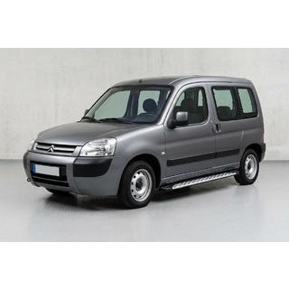 Боковые Подножки Shining V1 (2 шт., Алюминий) Citroen Berlingo 1996-2008 гг. фото 1
