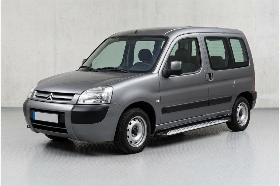 Citroen Berlingo 1996-2008 гг. Боковые Подножки Shining V1 (2 шт., Алюминий) Image