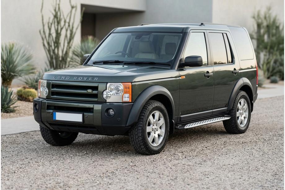 Land Rover Discovery III 2004–2009 гг. Боковые Подножки Shining V1 (2 шт., Алюминий) Фото 1