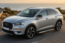 DS 7 Crossback 2017-2022 гг. Боковые Подножки Shining V1 (2 шт., Алюминий) фото 1