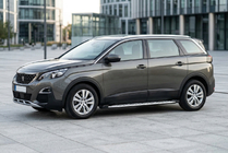 Peugeot 5008 2016-2023 гг. Боковые Подножки Shining V1 (2 шт., Алюминий) фото 1