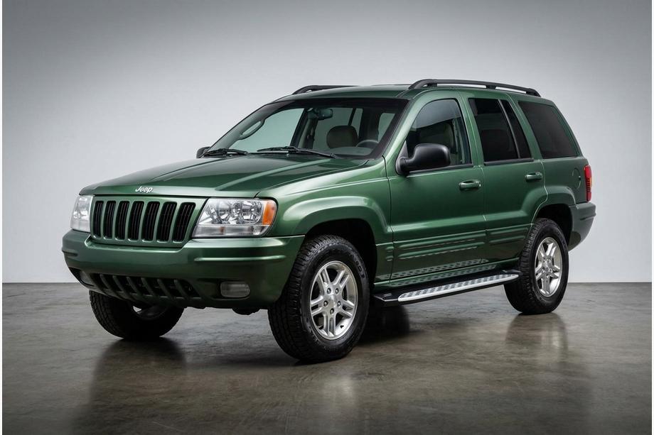 Jeep Grand Cherokee WJ 1999-2004 гг. Боковые Подножки Shining V1 (2 шт., Алюминий) Фото 1