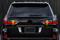 Lexus LX570/450d 2008-2022 гг. Нижний спойлер V2 (2016-2023) фото 2