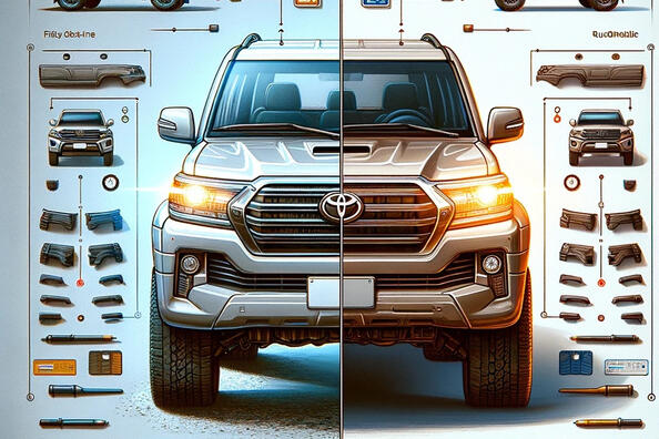 Оригинальные против реплика обвесов для Toyota Land Cruiser 200: Что лучше?