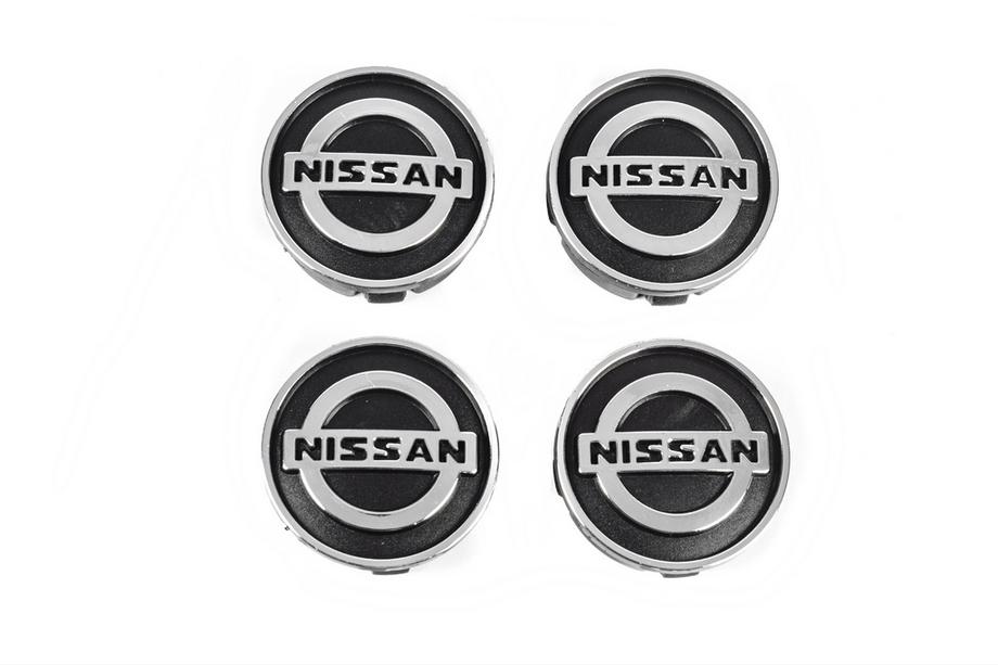 Nissan Колпачки на диски 59/55 мм nis5955b (4 шт) Фото 3