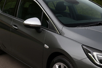 Opel Astra K 2016-2021 гг. Накладки на Зеркала (2 шт, Нержавеющая Сталь) фото 1