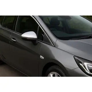 Накладки на Зеркала (2 шт, Нержавеющая Сталь) Opel Astra K 2016-2021 гг. фото 1