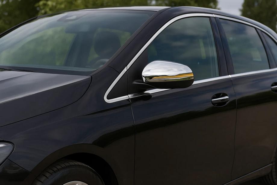 Mercedes B-class W247 2019- гг. Накладки на Зеркала (2 шт, Нержавейка) Image