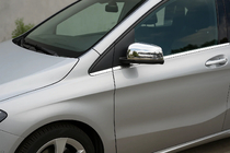 Mercedes B-class W246 2011-2018 гг. Накладки на Зеркала (2 шт, Нержавейка) фото 1