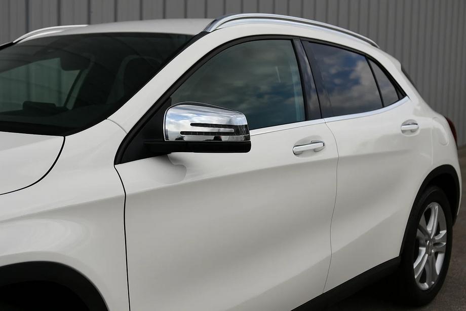 Mercedes GLA X156 2014-2019 гг. Накладки на Зеркала (2 шт, Нержавейка) Image