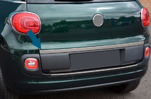 Fiat 500/500L 2013-2022 гг. Накладка над номером (для 500L, нержавейка) фото 1