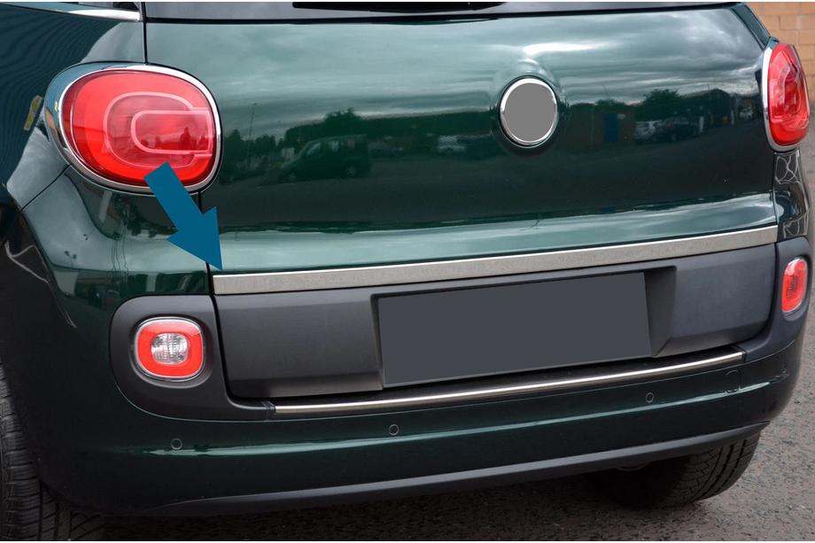Fiat 500/500L 2013-2022 гг. Накладка над номером (для 500L, нержавейка) Image