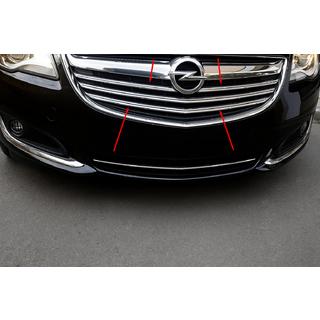 Хромированные Накладки на Решетку (2014-2017, Нержавеющая Сталь) Opel Insignia 2008-2017 гг. фото 1